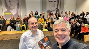 Bolsinger und Schunk bei Ethikvorlesung